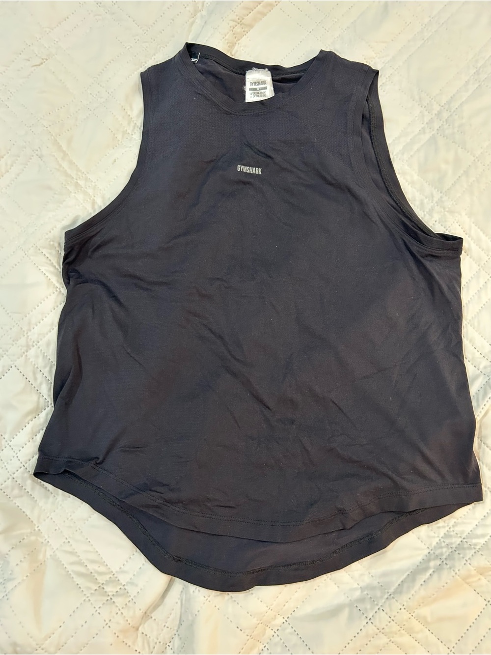 Gymshark Black Sleeveless Workout Tank Top Women’s M